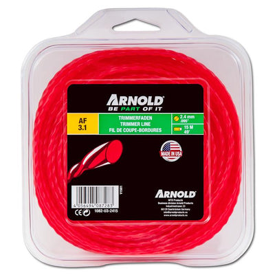 trimmerfaden rund gedreht rot 2,4mm