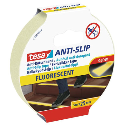 anti-rutschband fluoreszierend 5mx25mm