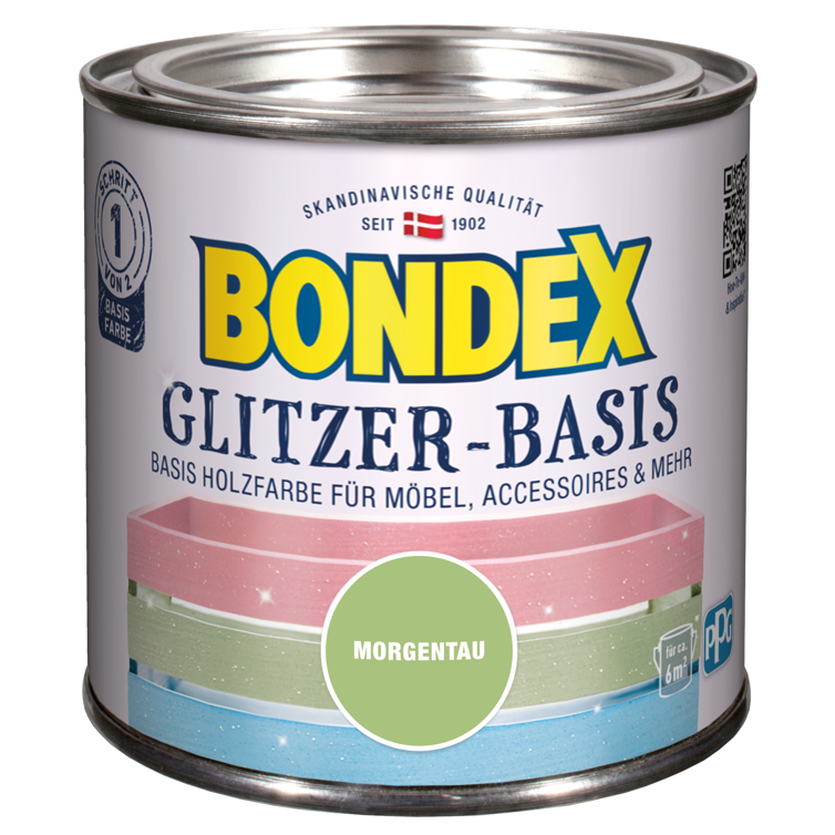 bondex glitzer-basis morgentau 0,5l