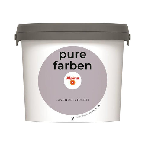 wandfarbe pure farben lavendelviol. 2,5l