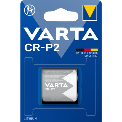 batterie elec. cr p2 6v lithium 1er