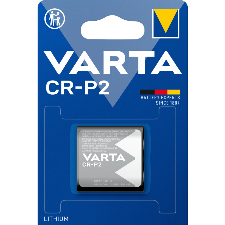batterie elec. cr p2 6v lithium 1er