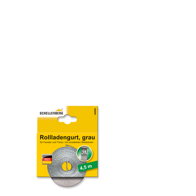 rollladengurt 14 mm/4,5 m grau