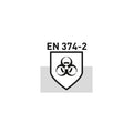 naturlatex-handschuh ce iii en374 gr.9