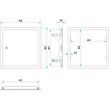 revisionstür softl.weiß 800x800mm