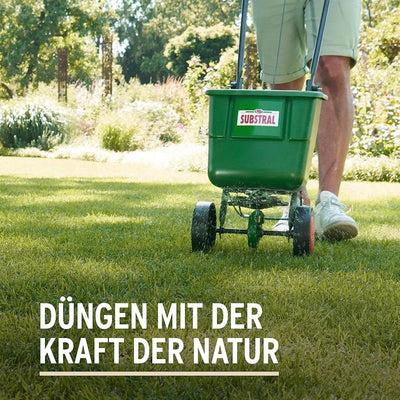 Substral Naturen Bio Rasendünger, organischer Volldünger, 3 Monate Langzeitwirkung, alle Rasenarten, bis zu 80 m², 2,8kg