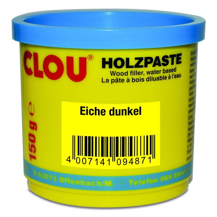 Holzpaste wasserverdünnbar 150g CLOU Reparaturpaste für Holz Oberfläche ausbessern Möbel Renovierung