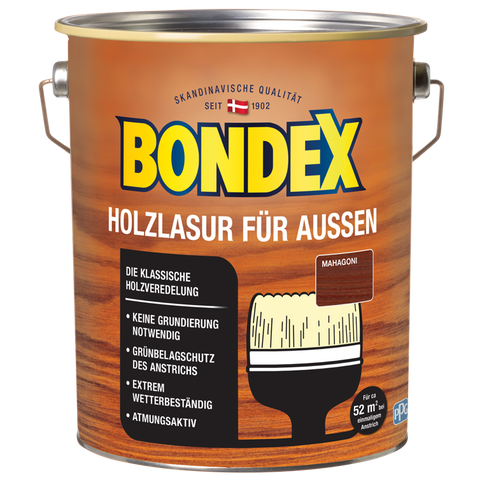 bondex holzlasur außen mahagoni 4l