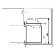 einbau-mülleimer compact-box m 15 l