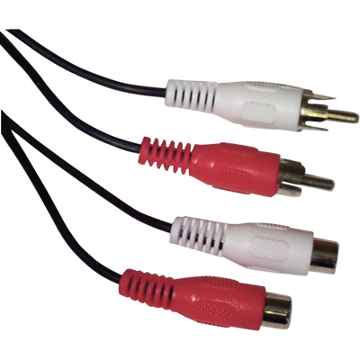 cinch-audio-verlängerung je 2 st. 10m