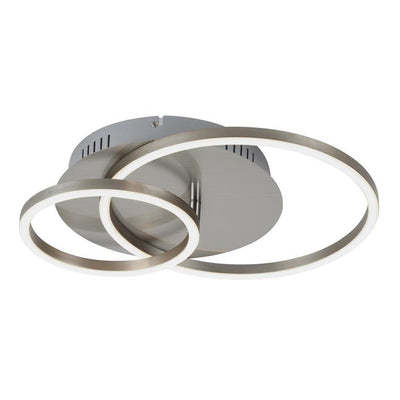 deckenleuchte frames led 30w matt-nickel