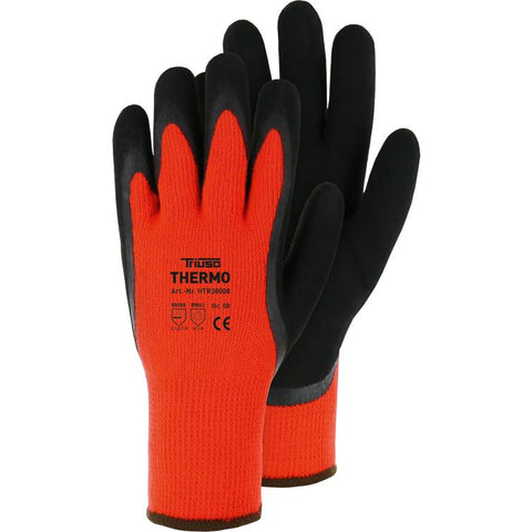 triuso thermo-acrylhandschuh orange gr.9