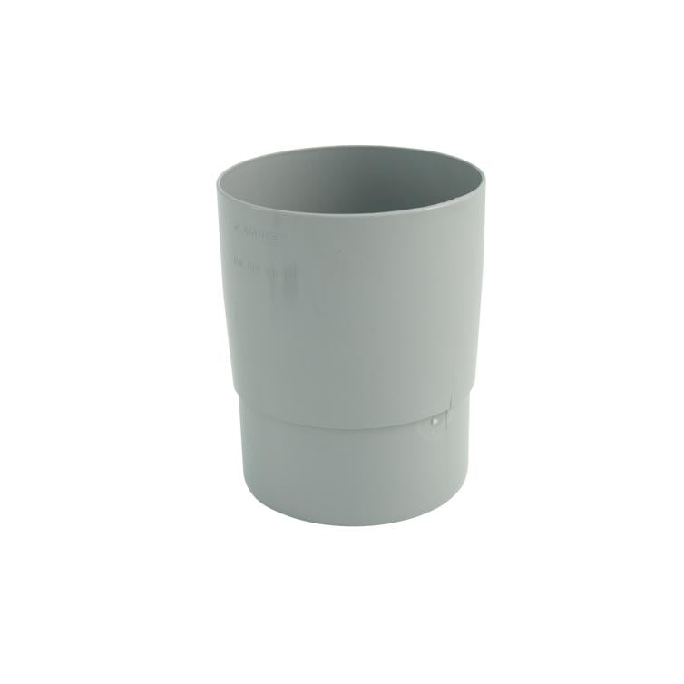 rohrmuffe 105 grau