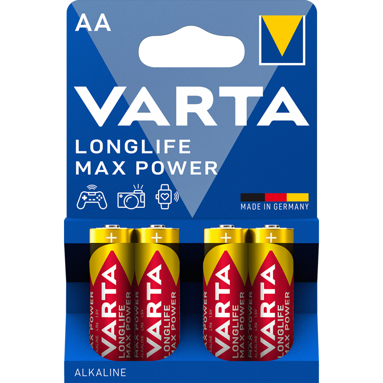 batterie longlife max power aa 4er
