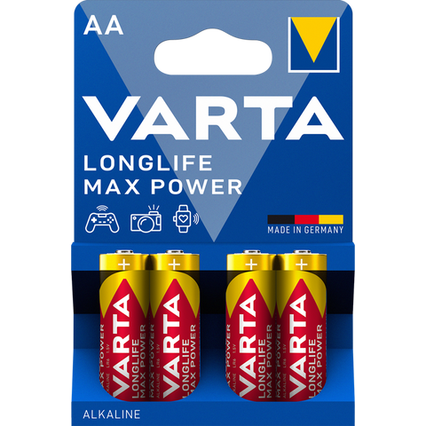 batterie longlife max power aa 4er