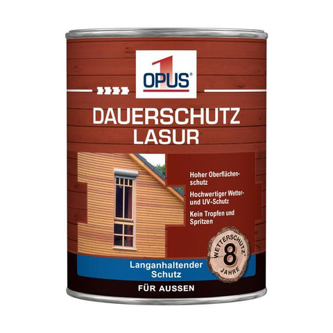 opus1 dauerschutzlasur weiß 2,5l