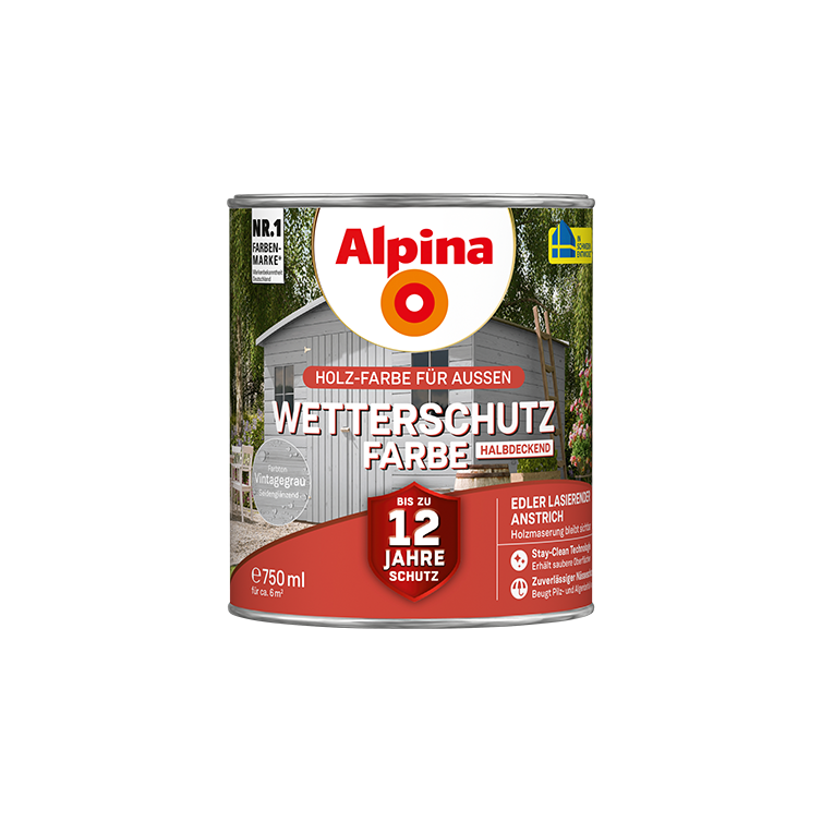 wetterschutzfarbe vintagegrau 750ml