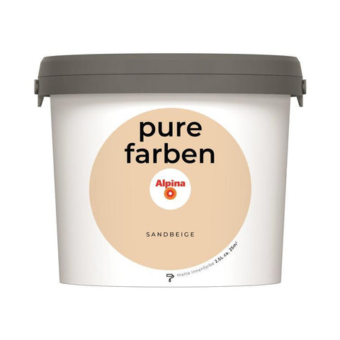 wandfarbe pure farben sandbeige 2,5l