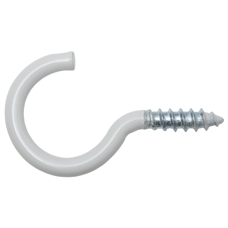 wäscheleinenhaken weiß 5,2x80/24 mm