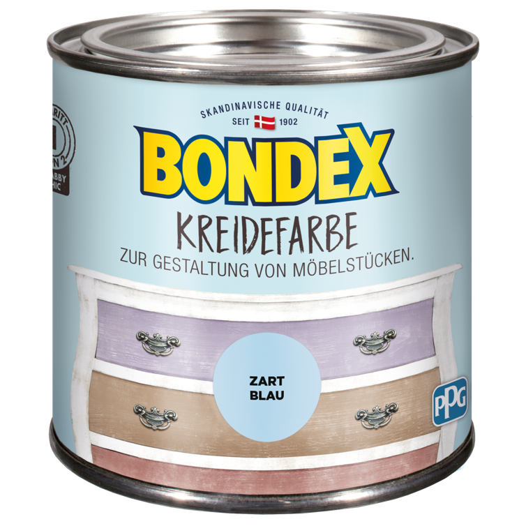bondex kreidefarbe zart blau 0,5l