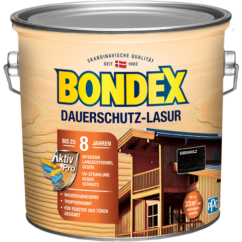 bondex dauerschutz lasur ebenholz 2,5l