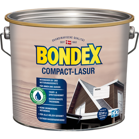 bondex compact lasur weiß 2,5l