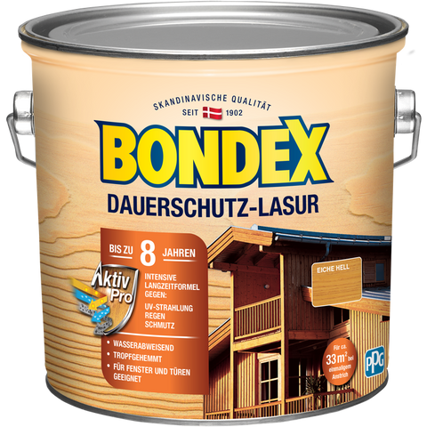 bondex dauerschutz lasur ei-hell 2,5l