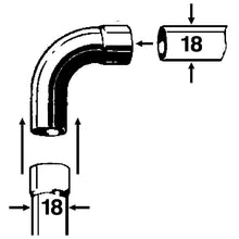 cu-bogen ia 90 grad 18 mm (2 st)