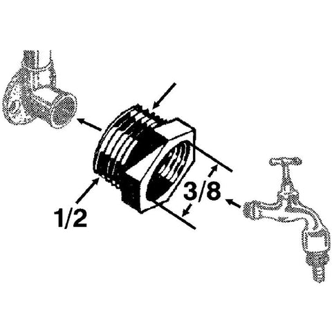 reduzier stueck rotguss 3241