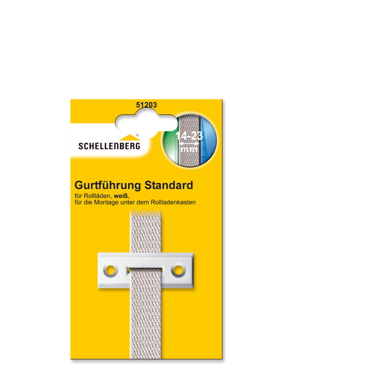 gurtführung standard rechteckig weiß