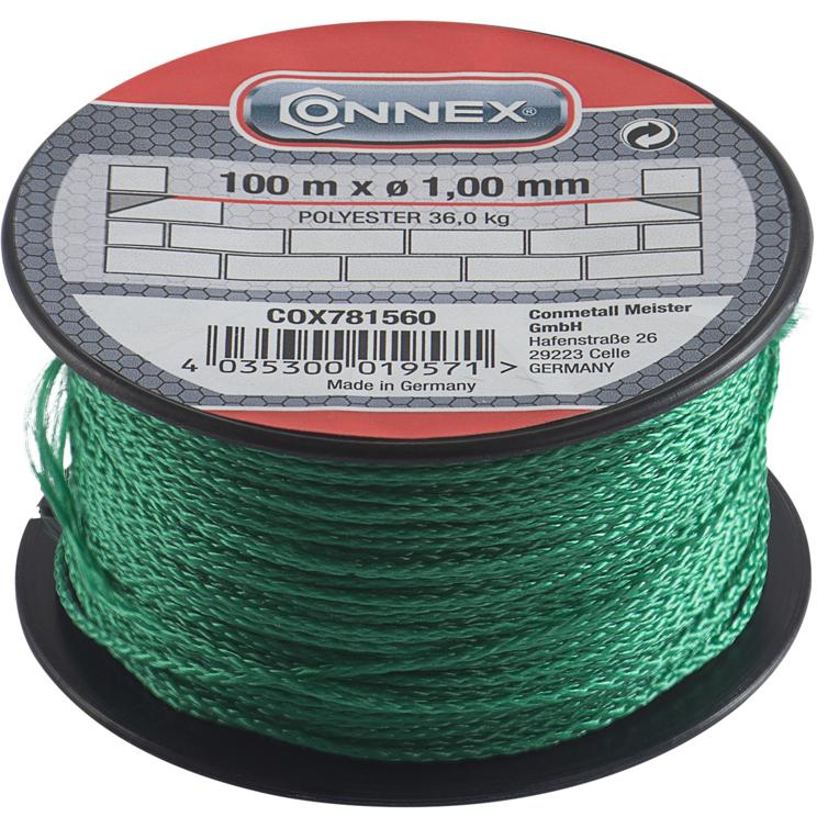 maurerschnur pp 1,0mm - 100m grün