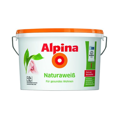 alpina naturaweiß weiß/matt 2,5l