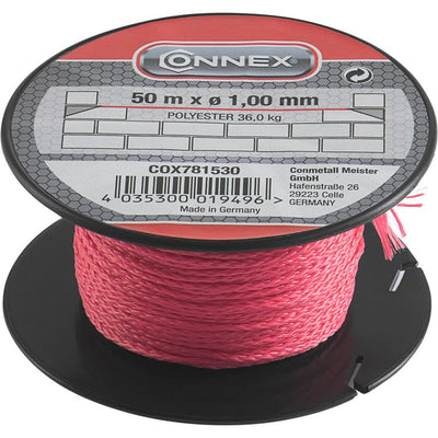 maurerschnur pe 1,0mm -  50m rot