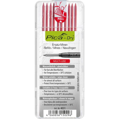 pica-dry ersatzminen rot
