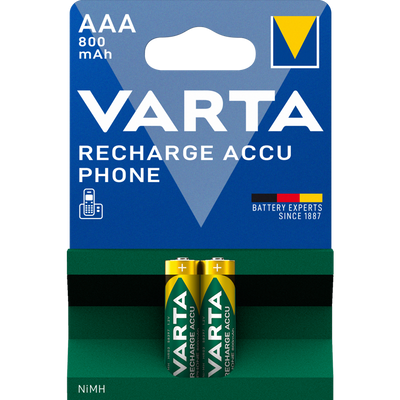 akku phone aaa 800mah 2er