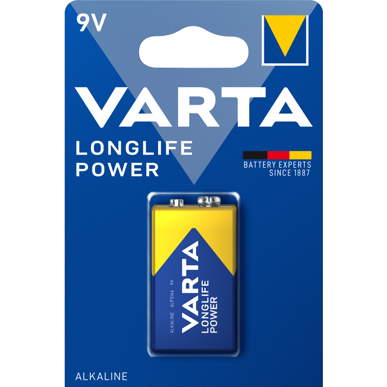batterie longlife power e-block 9v 1er