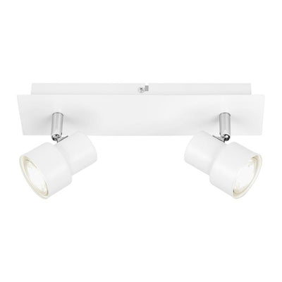 deckenleuchte led 2xled gu10 5w weiß