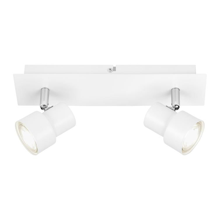 deckenleuchte led 2xled gu10 5w weiß