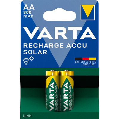 akku solar aa 800mah 2er