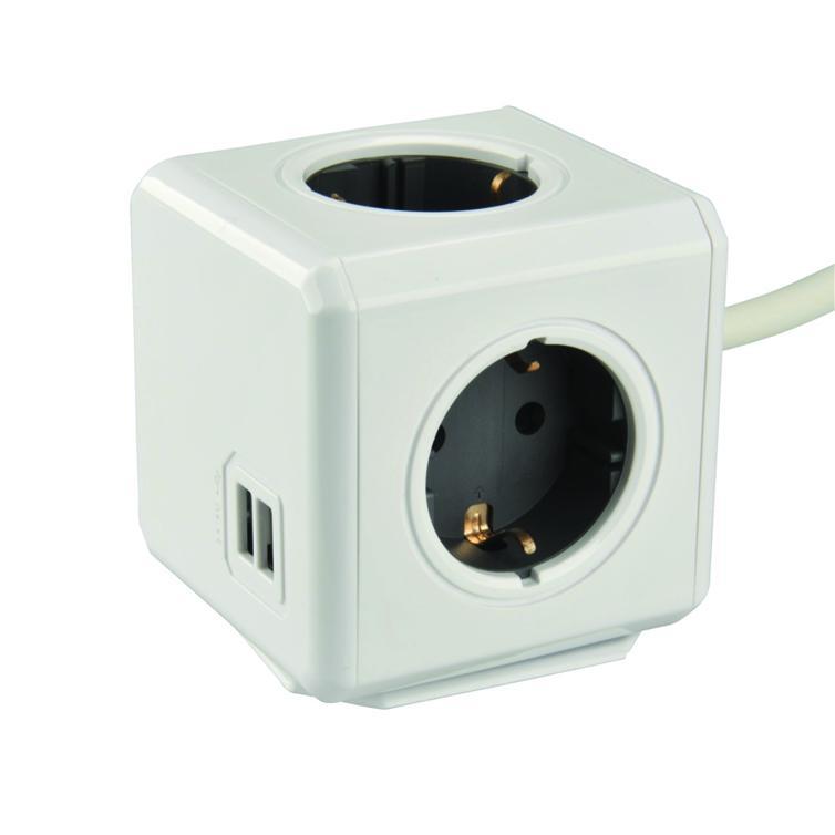 power cube 4+2 usb kabel 1,5m