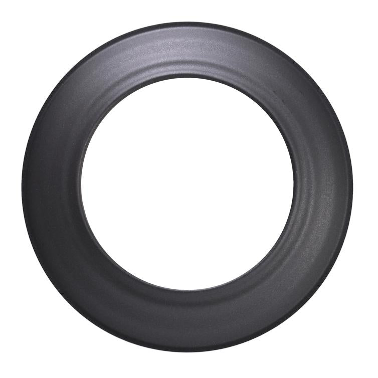 mauerrosette ø120 2 mm, starr schwarz