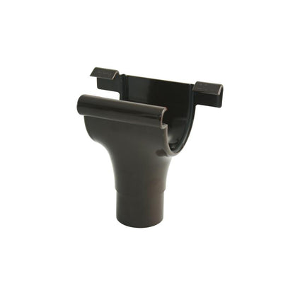 stutzen zur dachrinne rg 75 braun