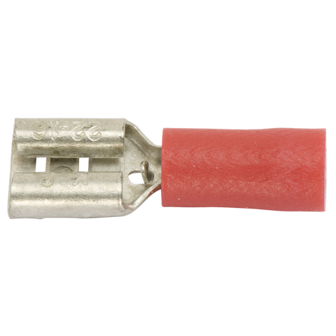 flachsteckhülsen rot 4,8x0,5 mm