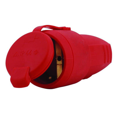 kupplung rot gummi pvc-einsatz u.deckel