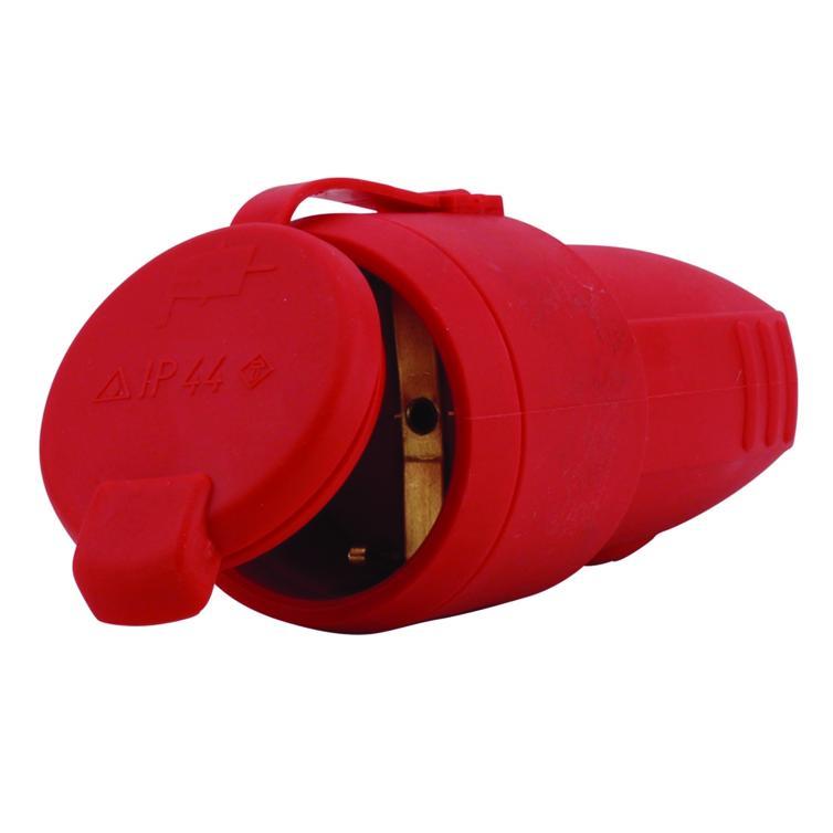kupplung rot gummi pvc-einsatz u.deckel