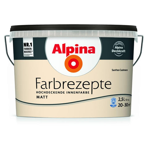 wandfarbe farbrezepte sanf.cashmere 2,5l