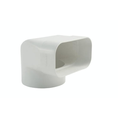 umlenkstelle mit stutzen 125 weiss