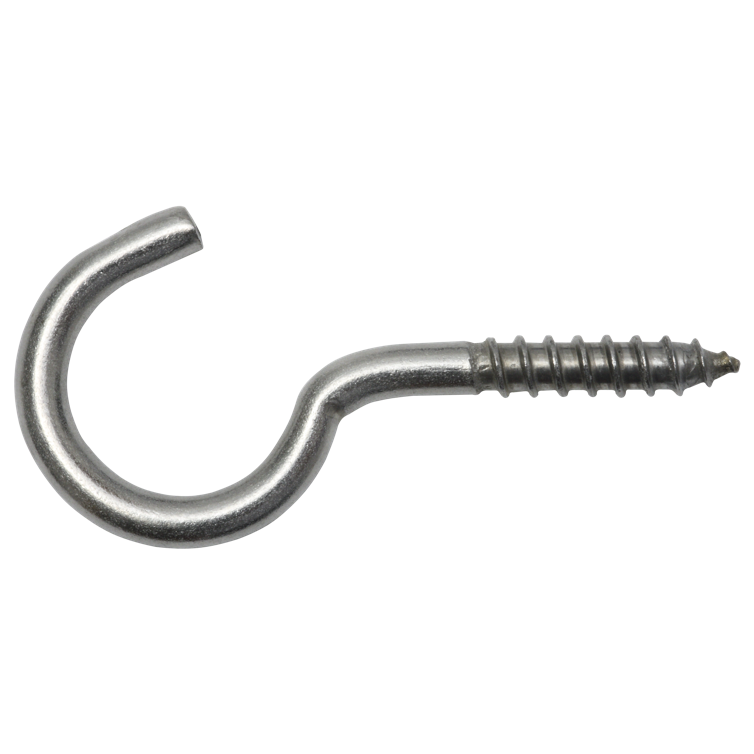 schraubhaken gebogen edelst. 3,3x60/18mm