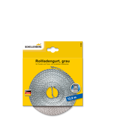 rollladengurt 23 mm/12,0 m grau