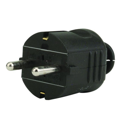 stecker schwarz pvc zentrale einführung